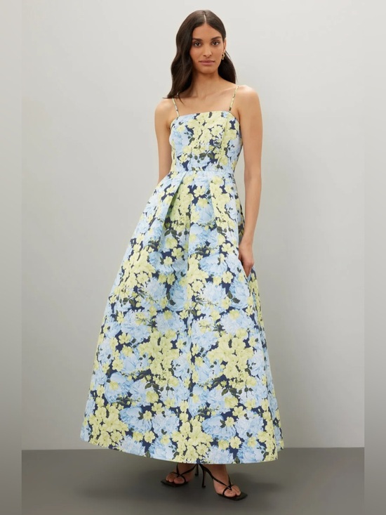 Sachin + Babi Dresses & Skirts - Sachin & Babi green blue floral Beau gown